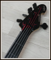 Preview: Sandberg California II TM5 Ebony Fretless, Black Highgloss